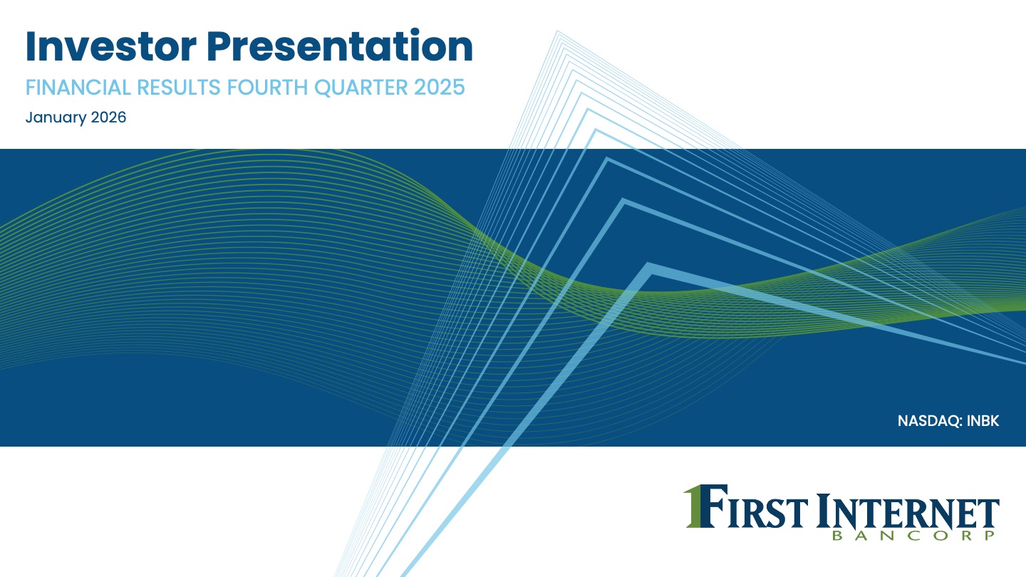 First Internet Bank Investor Presentation